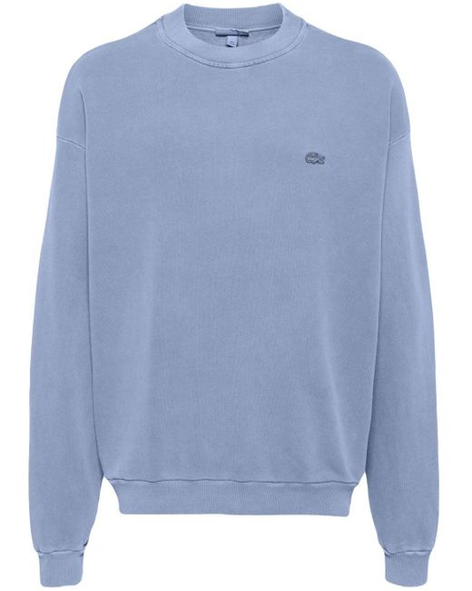 Lacoste Blue Logo-patch Sweatshirt for men