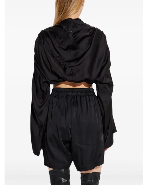 Rick Owens Claudette Top in het Black