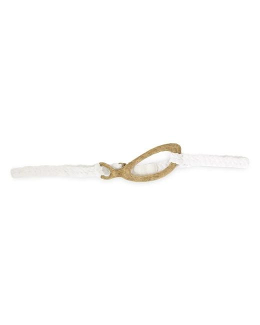 Amir Slama White Rope Belt