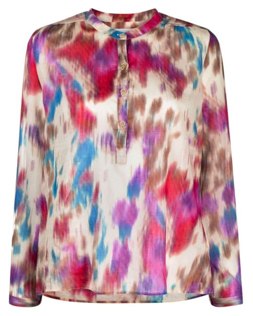 Isabel Marant Marville Semi-transparante Blouse in het Pink