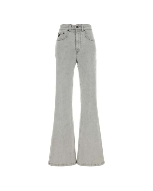 Lois Gray Pleated Jeans