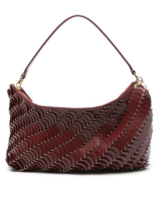 Rabanne Paco ショルダーバッグ ブラウン | Lyst