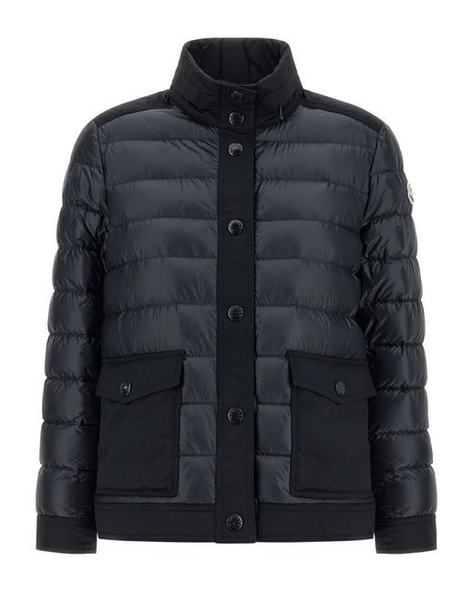 Quilted down jacket Moncler de color Black