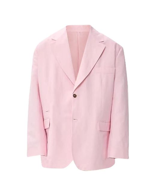 Willy Chavarria Pink Chilango Blazer for men