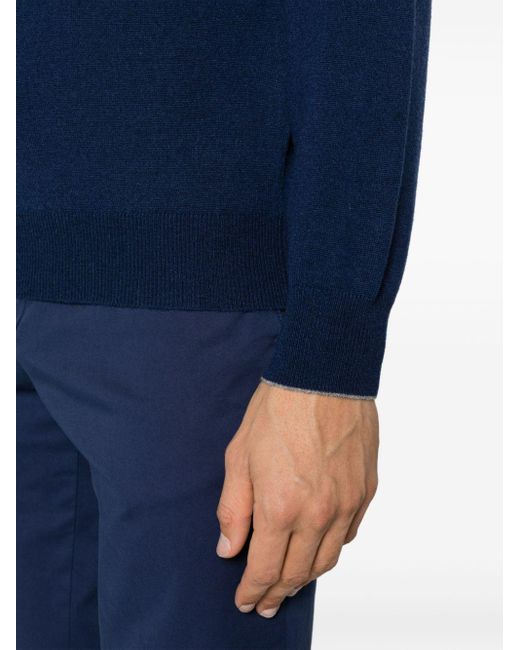 メンズ Brunello Cucinelli カシミア セーター Blue
