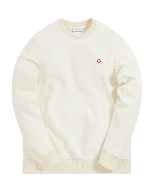 Sweat À Logo Brodé Casablanca pour homme en coloris White