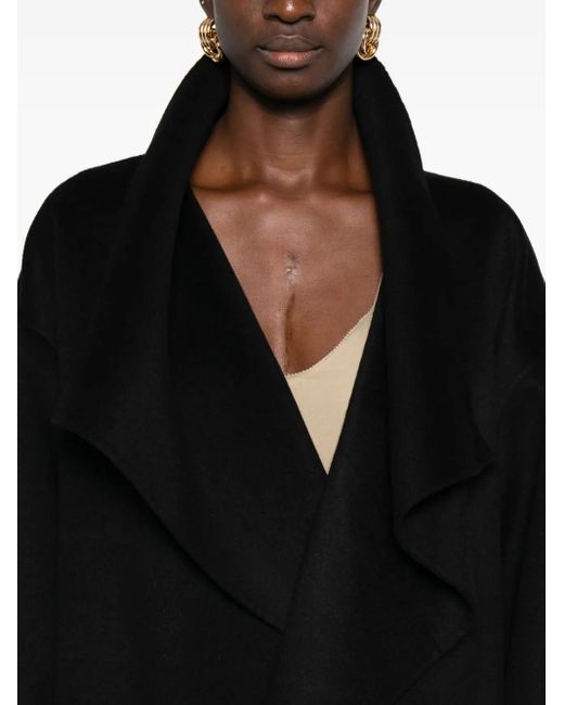 Totême  Black Signature Coat