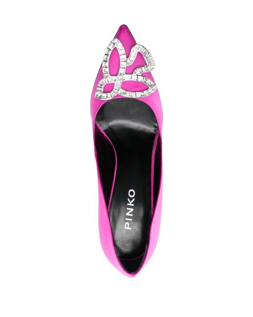 Pinko Pink Crystal-Embellished 110Mm Pumps