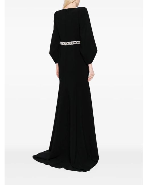 Jenny Packham Black Layla Maxikleid