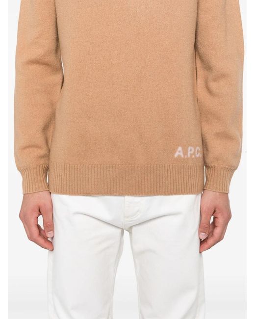 Pull Walter A.P.C. pour homme en coloris Brown