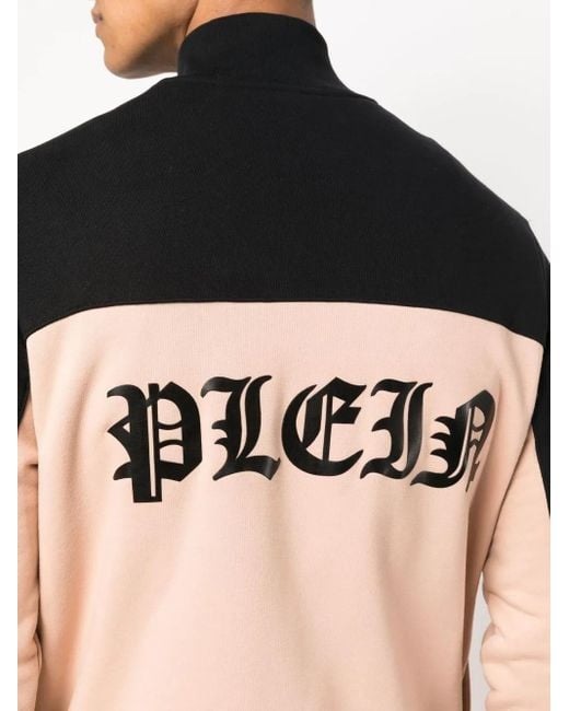 メンズ Philipp Plein バイカラー トラックスーツ Black