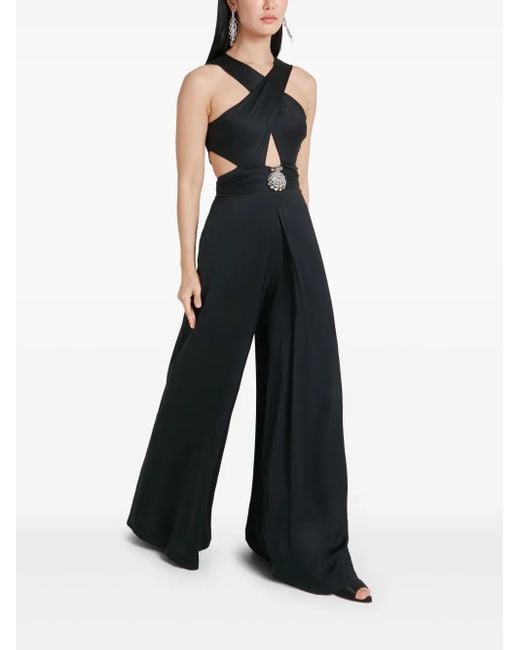 Temperley London Black Cut-Out Jumpsuit