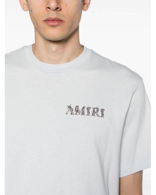 Amiri T-shirt Met Barokprint in het White voor heren