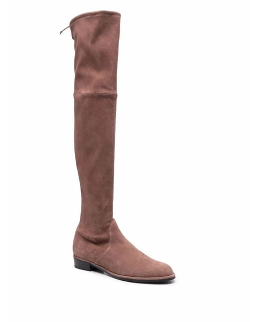 Stuart Weitzman Brown Suede Knee-High Boots