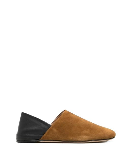 J.W. Anderson White Two-Tone Loafers