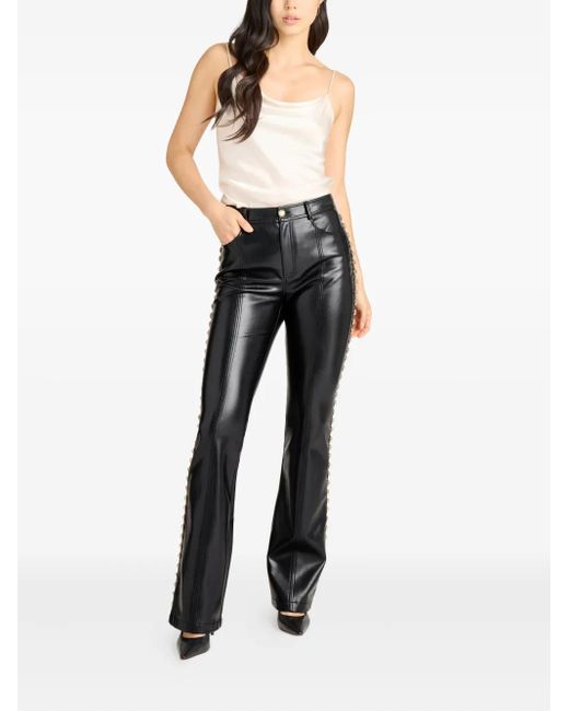 Cinq À Sept Black Button-Embellishment Trousers