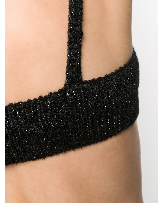Alanui Black Cropped-Stricktop