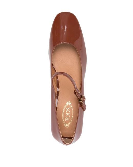 Tod's Brown 40Mm Leather Pumps