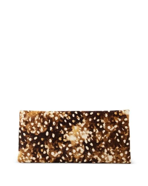 Clutch Muse di Staud in Metallic
