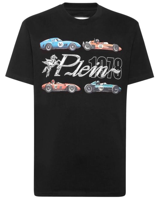 メンズ Philipp Plein グラフィック Tシャツ Black