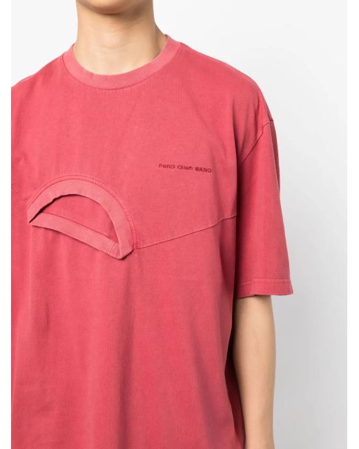 Feng Chen Wang T-Shirt Mit Logo-Print in Red für Herren