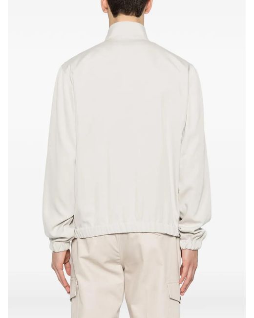 Eleventy White Full-Zip Jacket for men