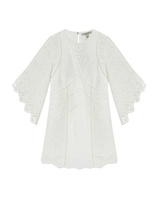 Abito Corto Luci di AllSaints in White