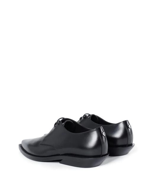 Ann Demeulemeester Black Falko Pointy Derby Shoes