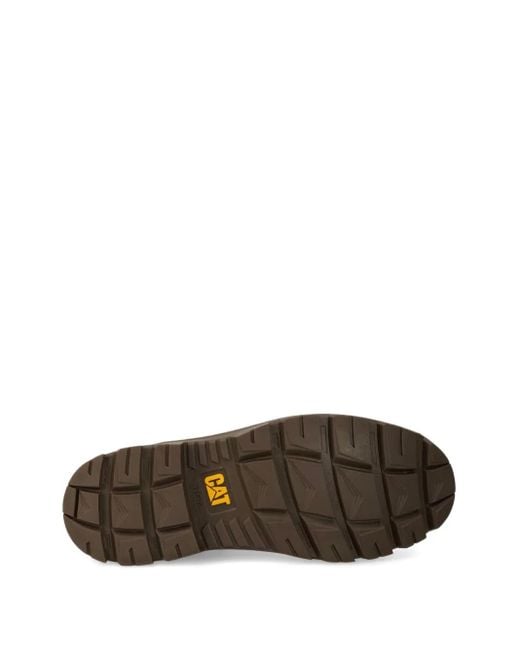 Stivali Stringati di Caterpillar in Brown da Uomo