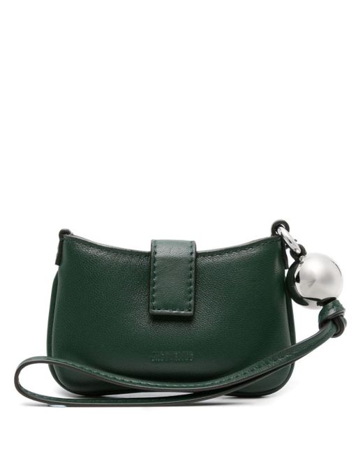 Jacquemus Green Bisou Leather Wallet