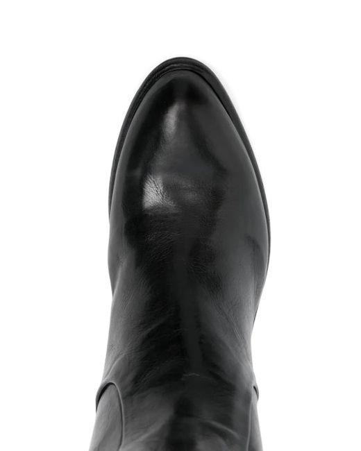 KING TARTUFOLI Black 50Mm Zip-Detail Ankle Boots