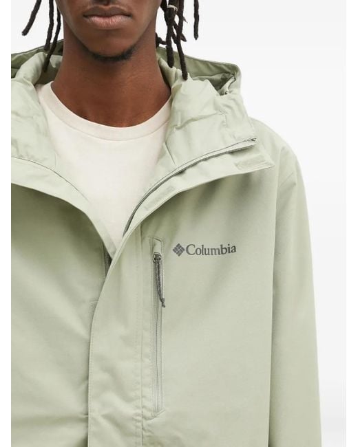 Columbia Hikebound Ii Tweekleurig Jack Met Capuchon in het Green voor heren