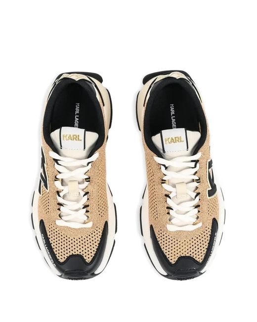 Karl Lagerfeld White Orion Lace-Up Sneakers
