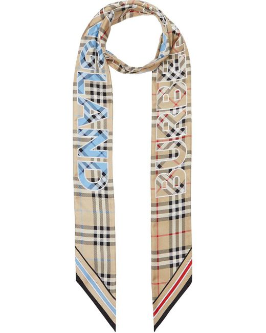 bufanda estampado burberry