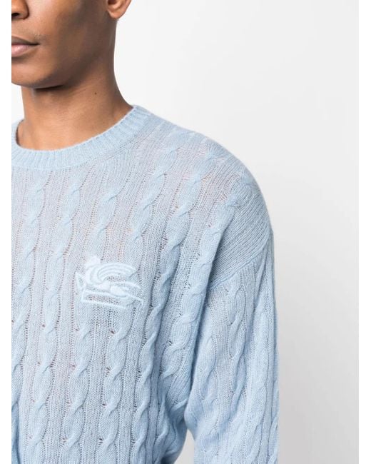 Etro Blue Sweaters for men
