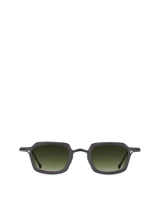 Rigards Green X The Viridi Anne Geometric-Frame Sunglasses