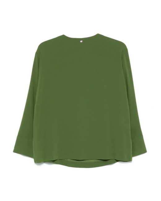 Marc Cain Green Crepe Blouse