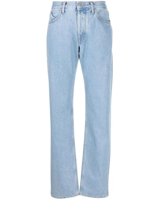 The Attico Blue Boyfriend Denim Jeans
