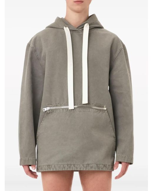J.W. Anderson Katoenen Hoodie Met Geverfd Detail in het Gray
