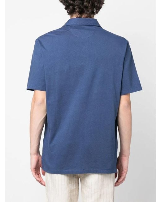 Polo Ralph Lauren Blue Chest-Pocket Polo Shirt for men