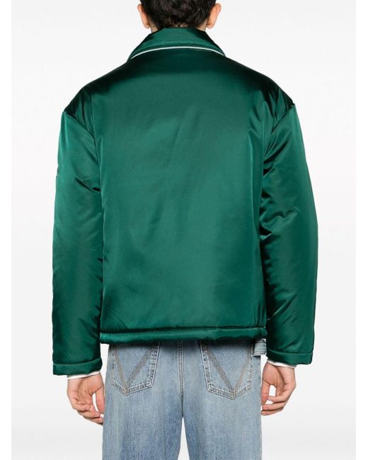 Casablancabrand Gefütterte Jacke mit Logo-Patch in Green für Herren