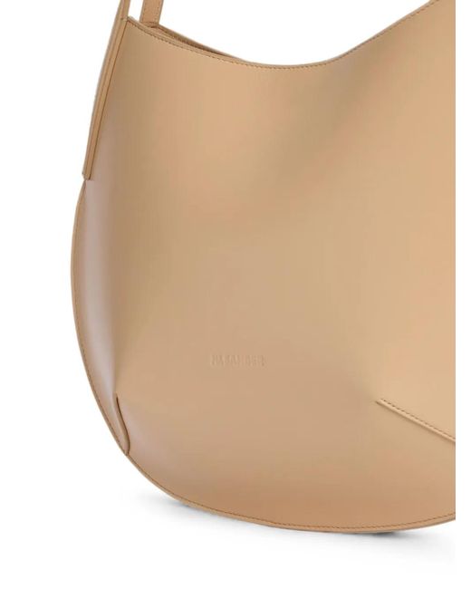 Jil Sander White Sac Porté Épaule Kante