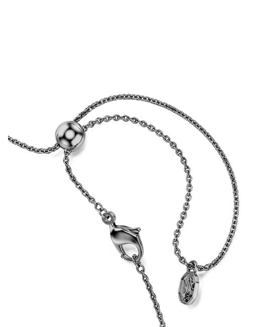 Swarovski Metallic Matrix Crystal-Embellished Adjustable Necklace