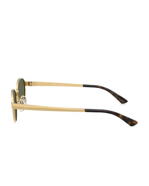 Ray-Ban Green Oval-Frame Sunglasses