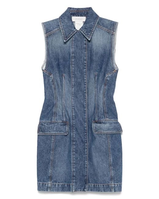 Sportmax Blue Carabo Mini Dress