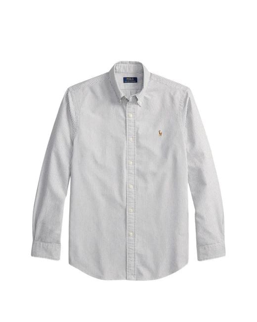 Polo Ralph Lauren White Chemise Oxford À Rayures for men