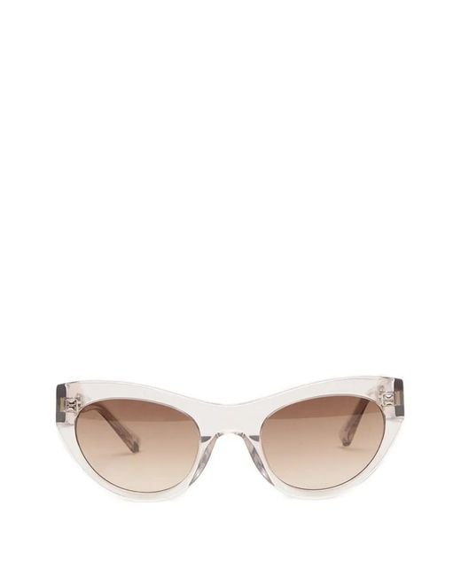 Messyweekend Natural Donna Cat-Eye Sunglasses