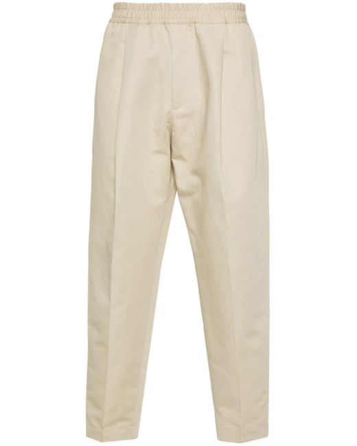 Pantaloni Savoys affusolati di Briglia 1949 in Natural da Uomo