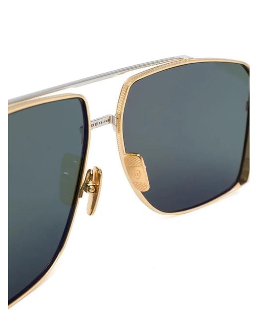 Dita Eyewear Green Dubsystem Square-Frame Sunglasses
