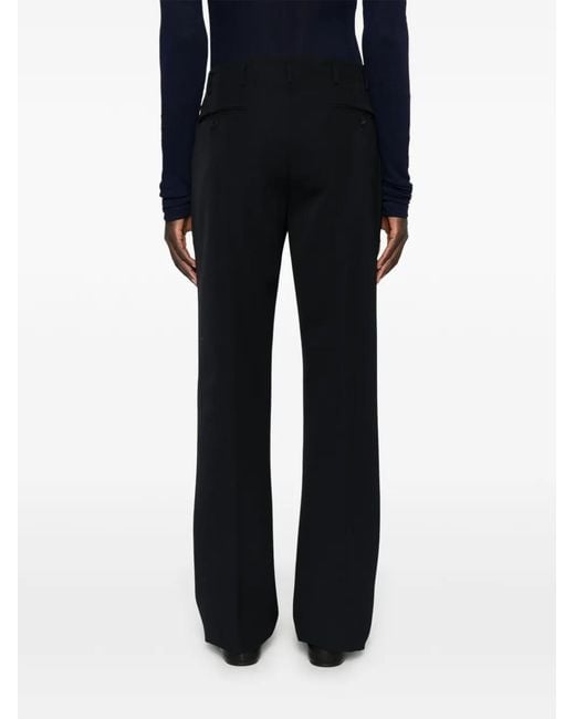 Prada Black Straight-Leg Tailored Trousers for men